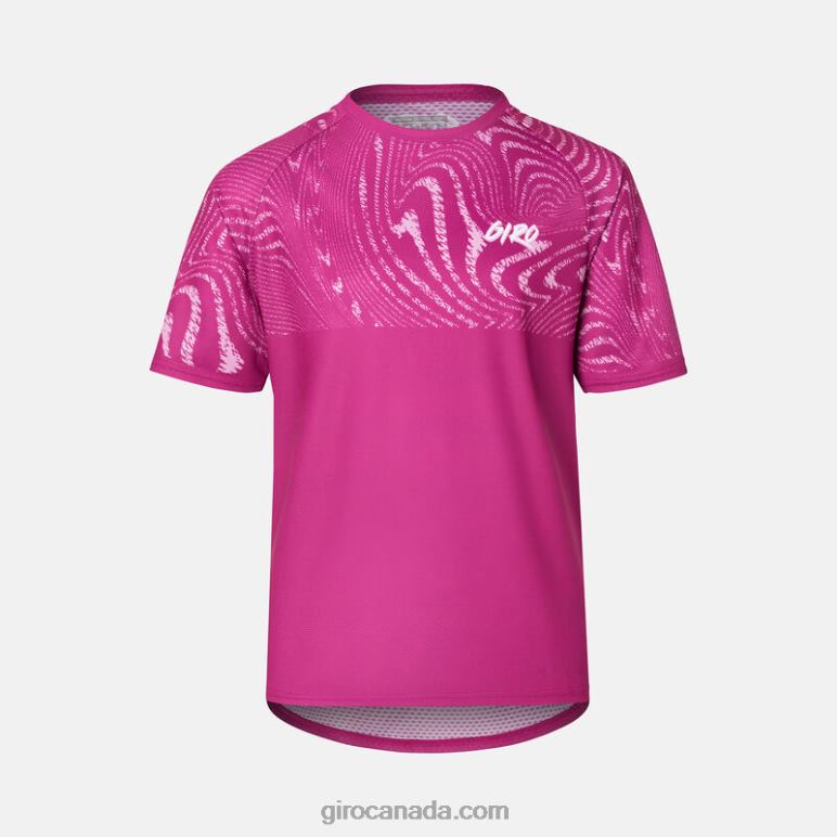 Giro Pink Ripple Kids Youth Roust Jersey 46F4N1421