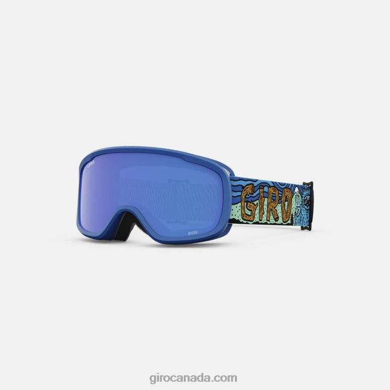 Giro Blue Shreddy Yeti Kids Buster Goggle 46F4N1461