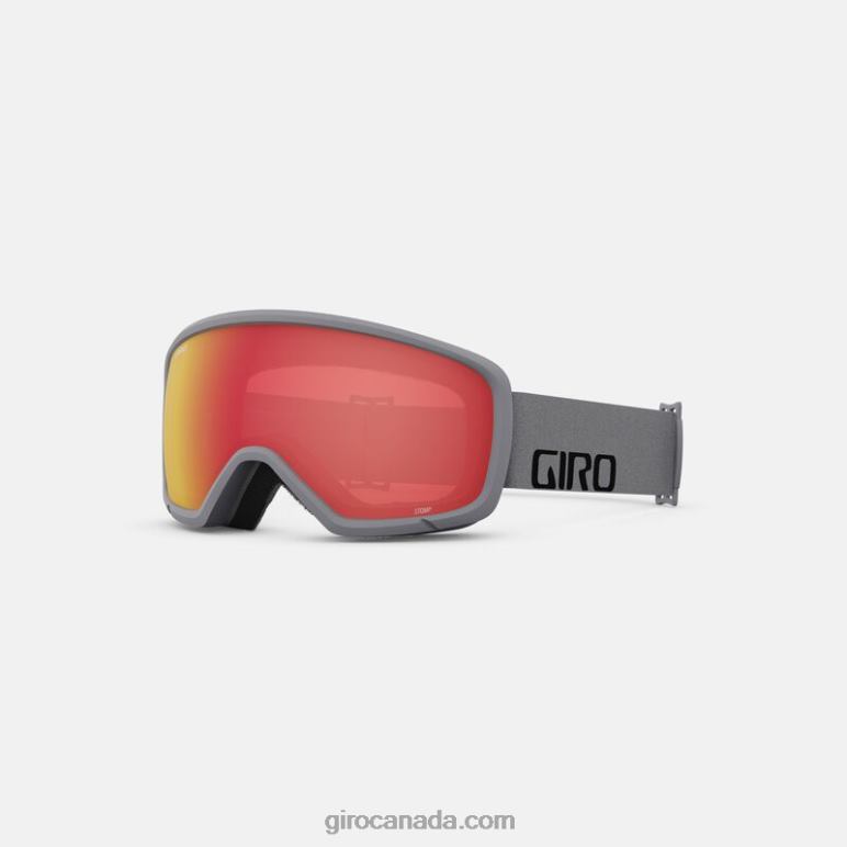Giro Grey Wordmark Kids Stomp Goggle 46F4N1426
