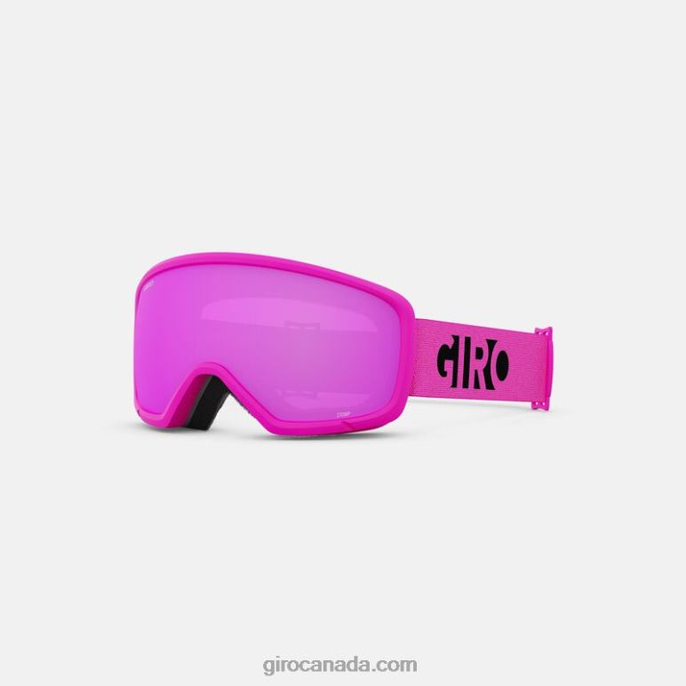 Giro Pink Black Blocks Kids Stomp Goggle 46F4N1427