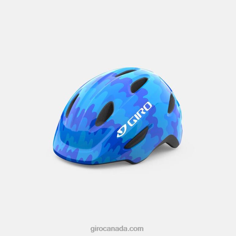 Giro Blue Splash Kids Scamp Mips Helmet 46F4N1005
