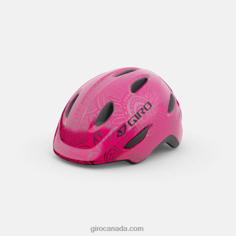 Giro Bright Pink/Pearl Kids Scamp Helmet 46F4N1001