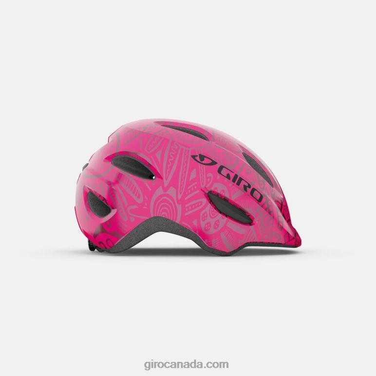 Giro Bright Pink/Pearl Kids Scamp Helmet 46F4N1001
