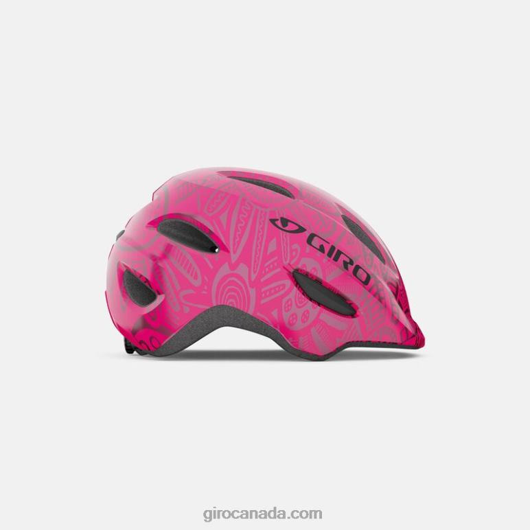Giro Bright Pink/Pearl Kids Scamp Mips Helmet 46F4N1490