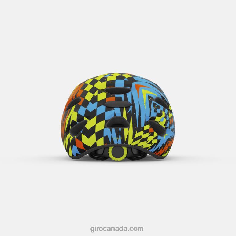 Giro Matte Black Check Fade Kids Scamp Helmet 46F4N1484