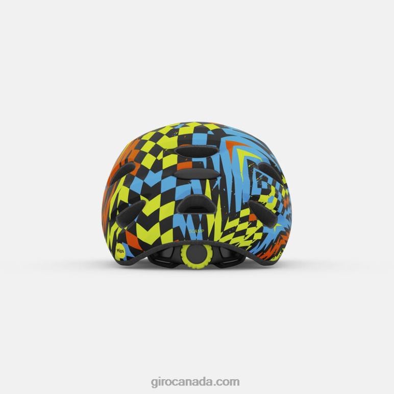 Giro Matte Black Check Fade Kids Scamp Mips Helmet 46F4N1494
