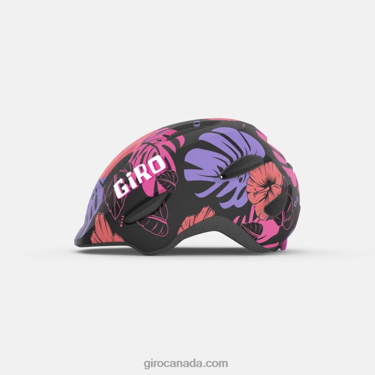 Giro Matte Black Floral Kids Scamp Helmet 46F4N1485