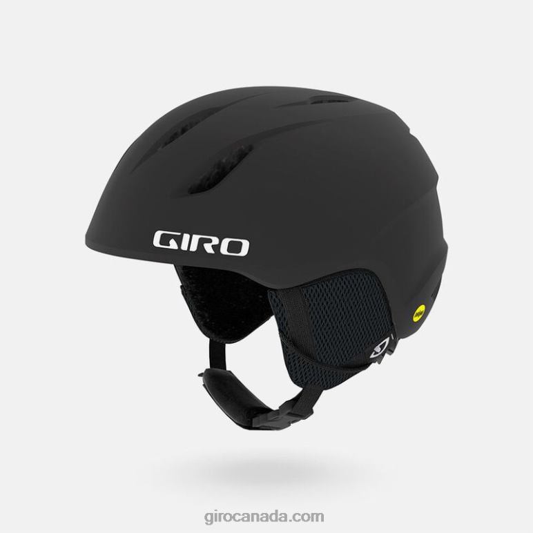 Giro Matte Black Kids Launch Mips Helmet 46F4N1027