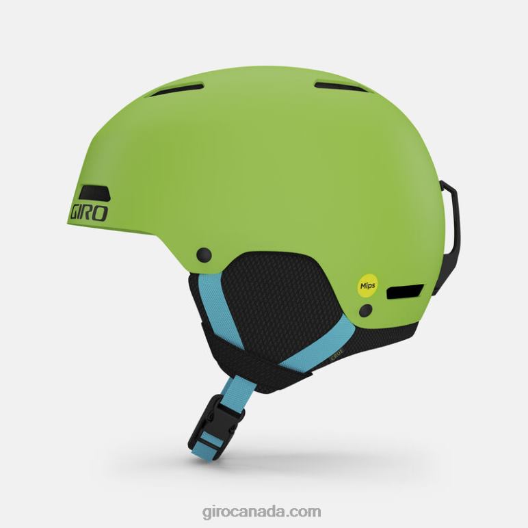 Giro Matte Bright Green Kids Crue Mips Helmet 46F4N1414