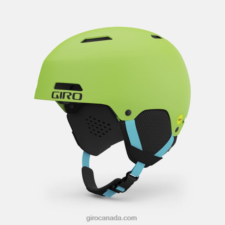 Giro Matte Bright Green Kids Crue Mips Helmet 46F4N1414