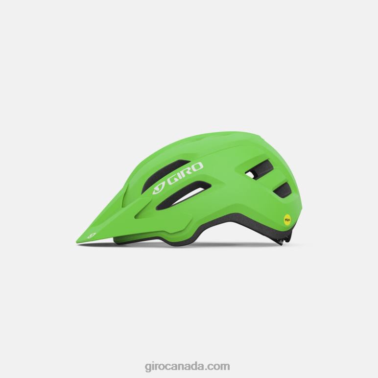 Giro Matte Bright Green Kids Fixture Mips Ii Youth Helmet 46F4N1390