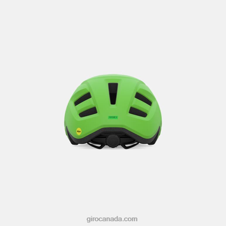 Giro Matte Bright Green Kids Fixture Mips Ii Youth Helmet 46F4N1390