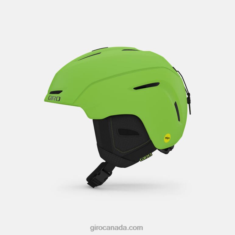 Giro Matte Bright Green Kids Neo Jr. Mips Helmet 46F4N1454