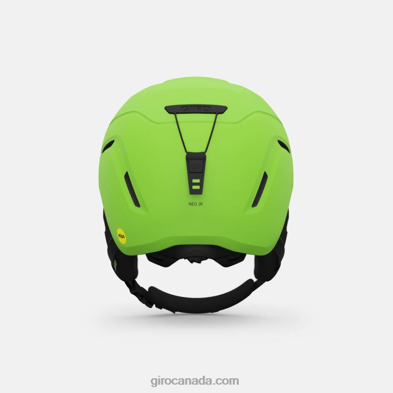 Giro Matte Bright Green Kids Neo Jr. Mips Helmet 46F4N1454