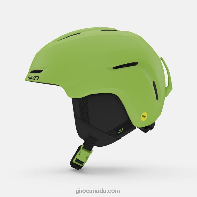 Giro Matte Bright Green Kids Spur Mips Helmet 46F4N1406