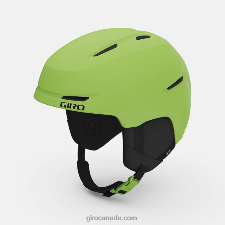 Giro Matte Bright Green Kids Spur Mips Helmet 46F4N1406