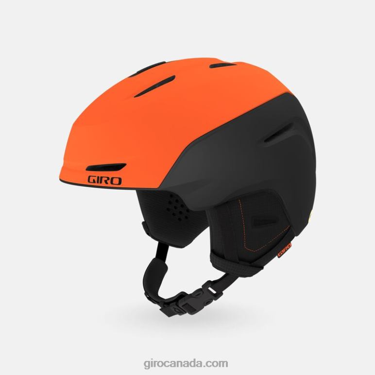 Giro Matte Bright Orange/Black Kids Neo Jr. Helmet 46F4N1476