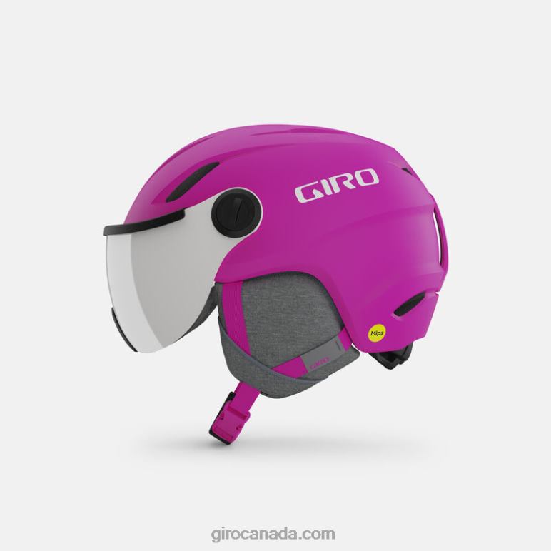 Giro Matte Bright Pink Kids Buzz Mips Helmet 46F4N1528