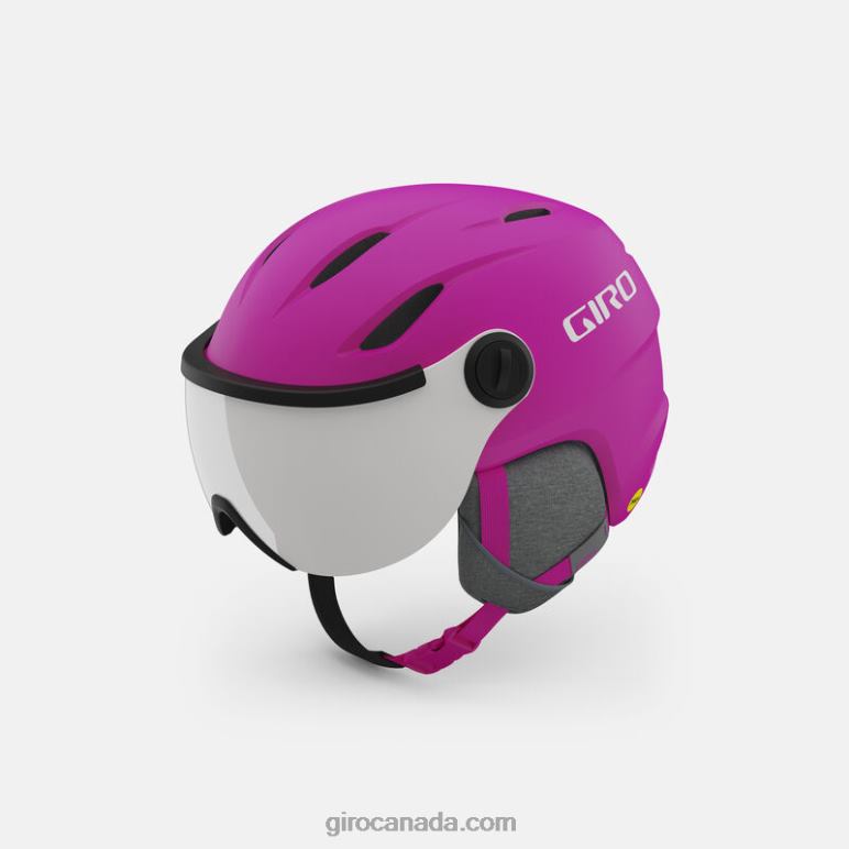 Giro Matte Bright Pink Kids Buzz Mips Helmet 46F4N1528
