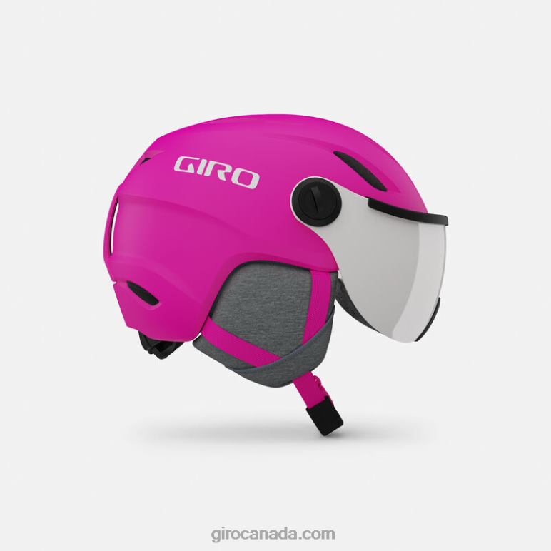 Giro Matte Bright Pink Kids Buzz Mips Helmet 46F4N1528