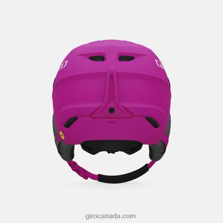 Giro Matte Bright Pink Kids Buzz Mips Helmet 46F4N1528