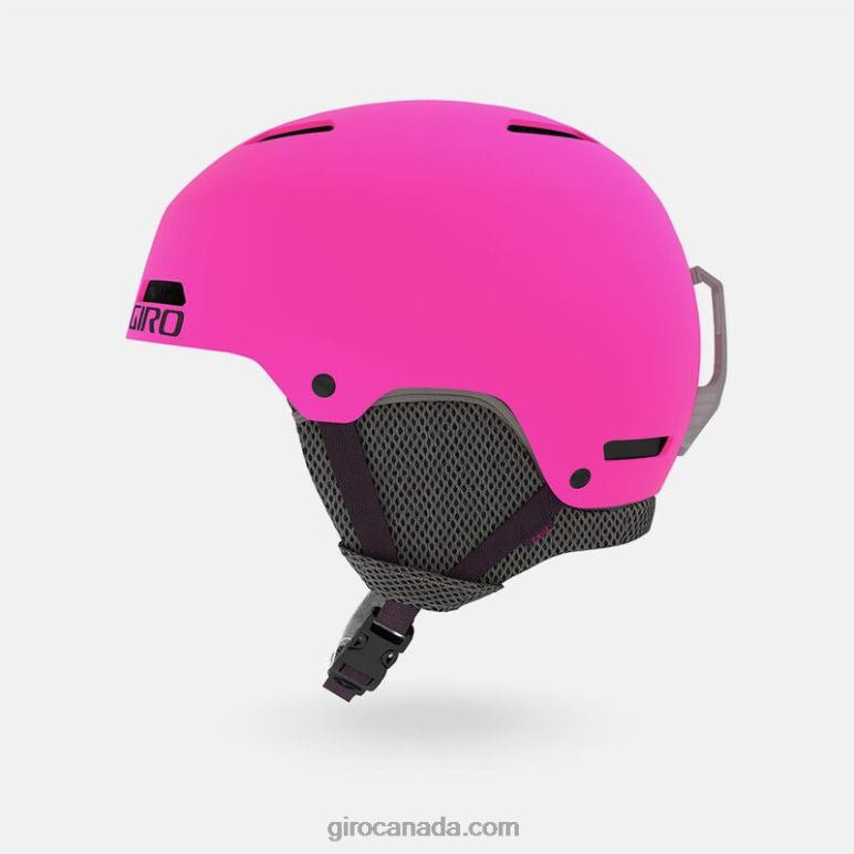 Giro Matte Bright Pink Kids Crue Helmet 46F4N1523