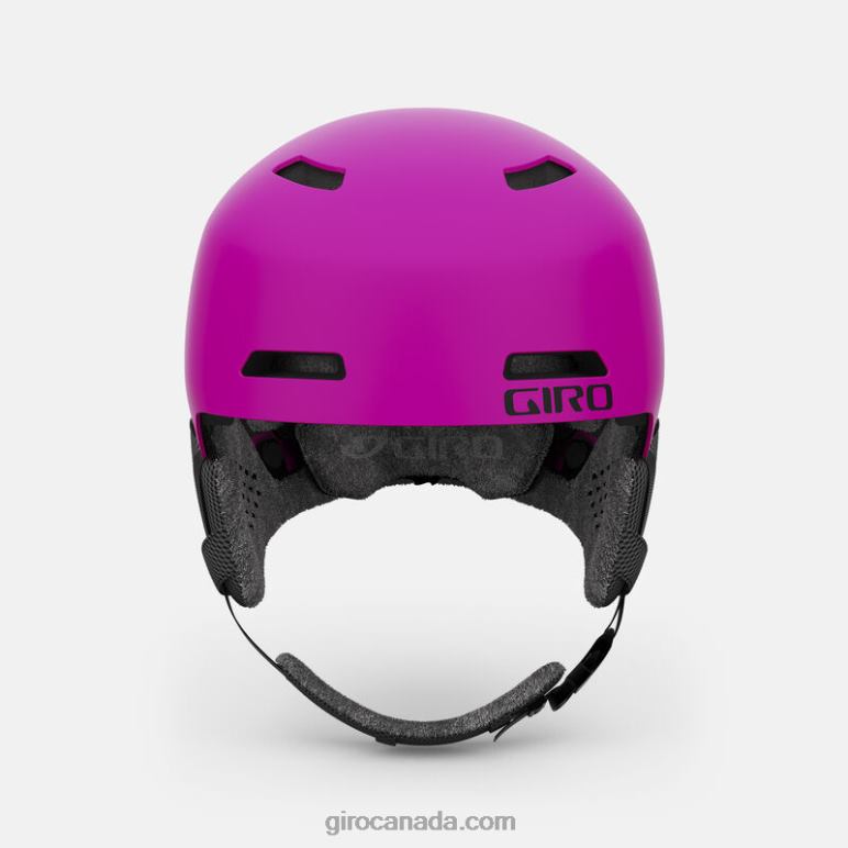 Giro Matte Bright Pink Kids Crue Mips Helmet 46F4N1416