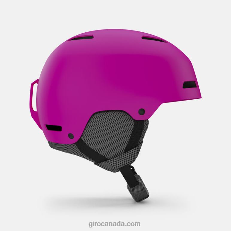 Giro Matte Bright Pink Kids Crue Mips Helmet 46F4N1416