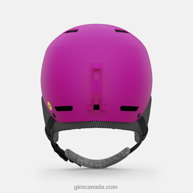 Giro Matte Bright Pink Kids Crue Mips Helmet 46F4N1416