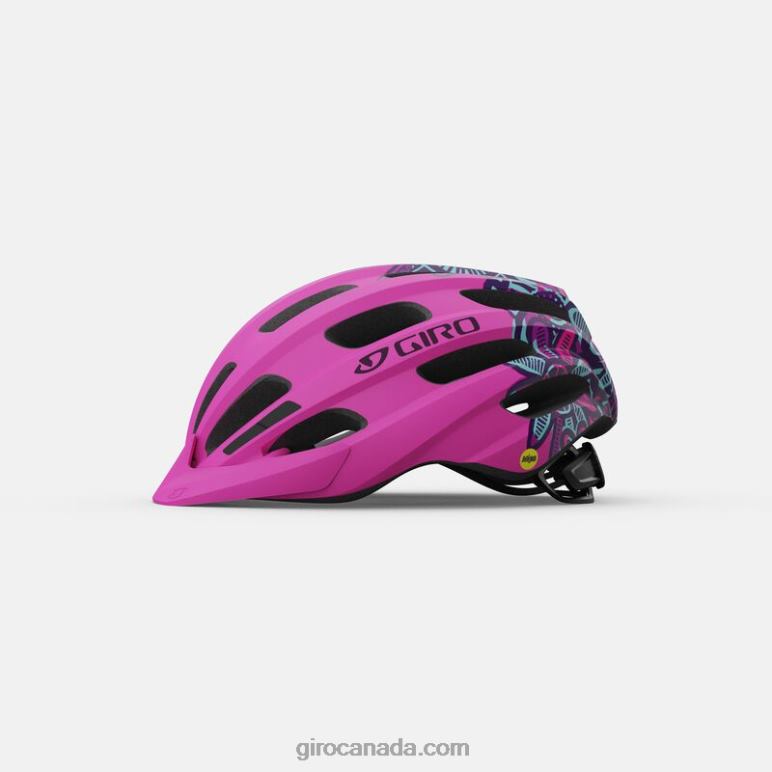 Giro Matte Bright Pink Kids Hale Mips Helmet 46F4N1432