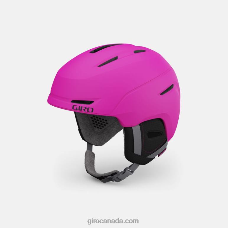 Giro Matte Bright Pink Kids Neo Jr. Helmet 46F4N1477
