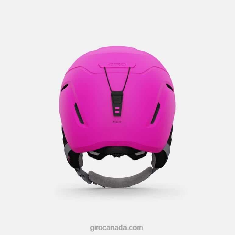 Giro Matte Bright Pink Kids Neo Jr. Helmet 46F4N1477
