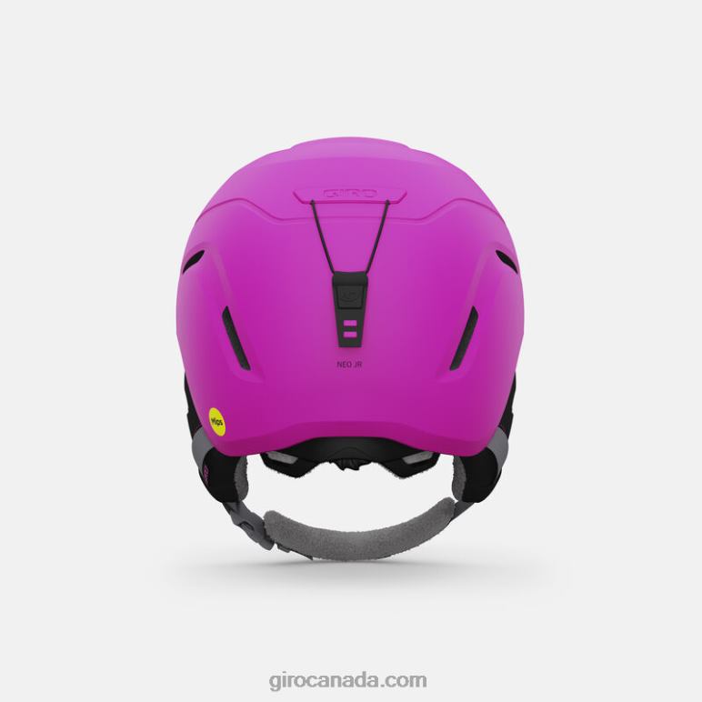 Giro Matte Bright Pink Kids Neo Jr. Mips Helmet 46F4N1455