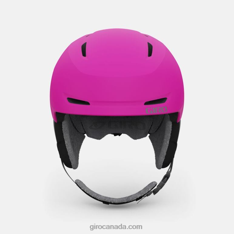 Giro Matte Bright Pink Kids Spur Helmet 46F4N1400