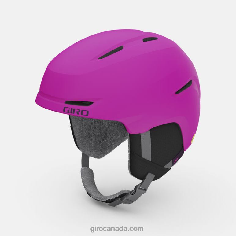 Giro Matte Bright Pink Kids Spur Mips Helmet 46F4N1408
