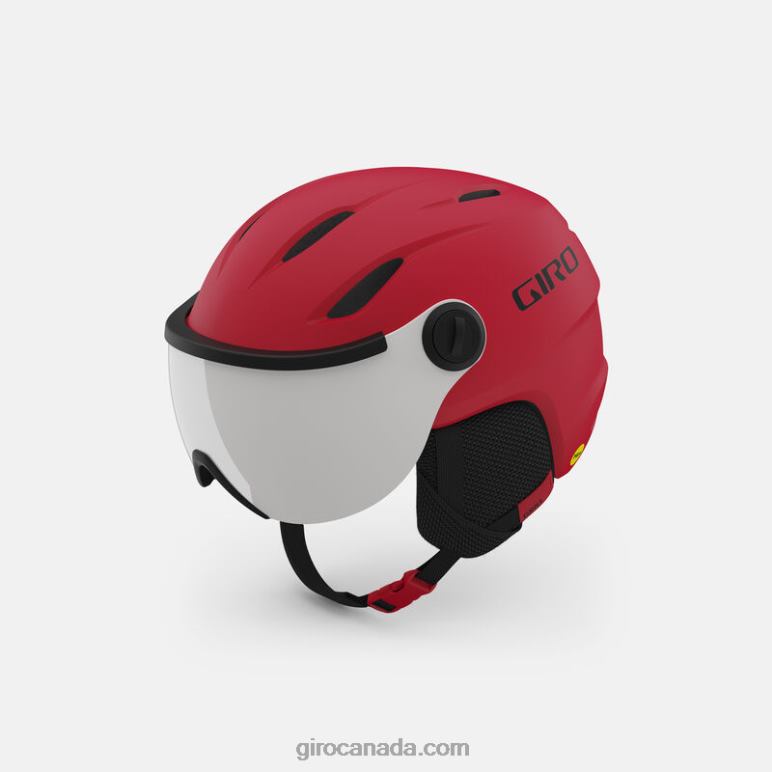 Giro Matte Bright Red Kids Buzz Mips Helmet 46F4N1529