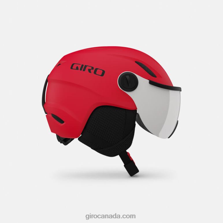 Giro Matte Bright Red Kids Buzz Mips Helmet 46F4N1529