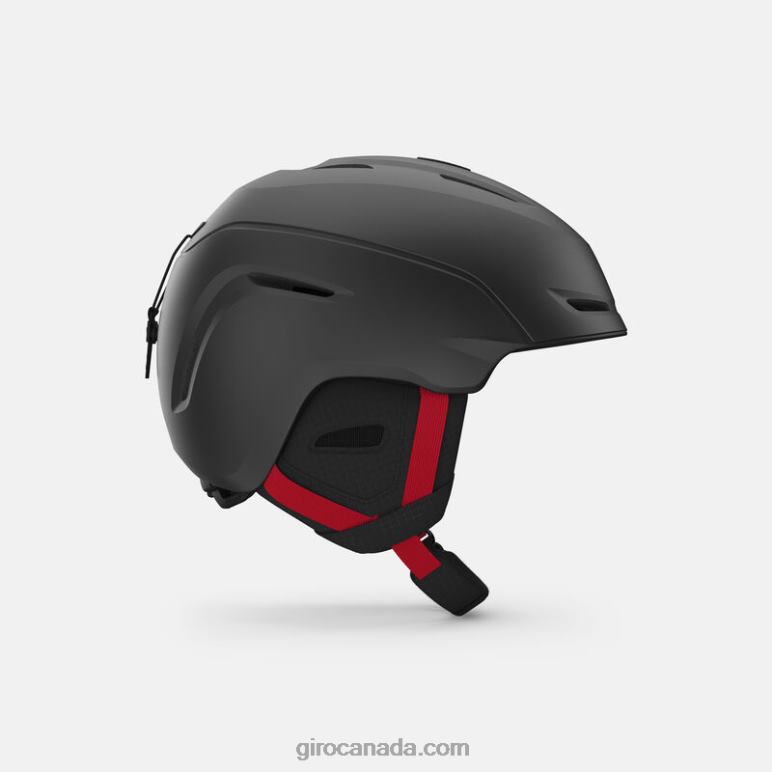 Giro Matte Graphite/Bright Red Kids Neo Jr. Mips Helmet 46F4N1457