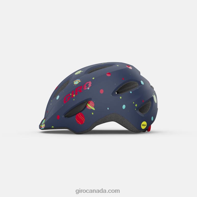 Giro Matte Midnight Space Kids Scamp Mips Helmet 46F4N1498