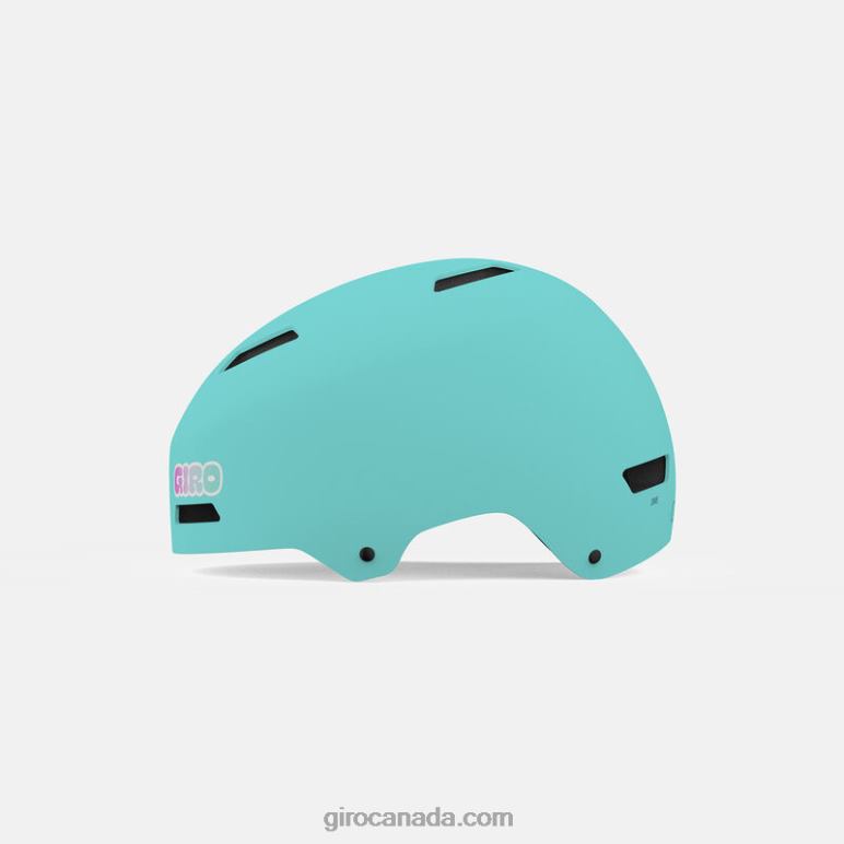 Giro Matte Screaming Teal Kids Dime Helmet 46F4N1504