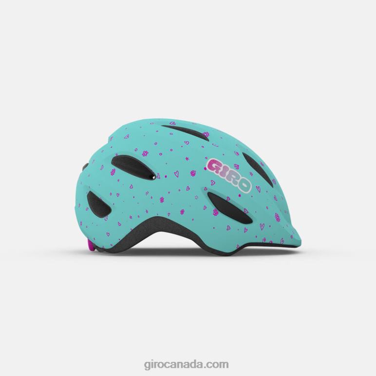 Giro Matte Screaming Teal Kids Scamp Helmet 46F4N1489