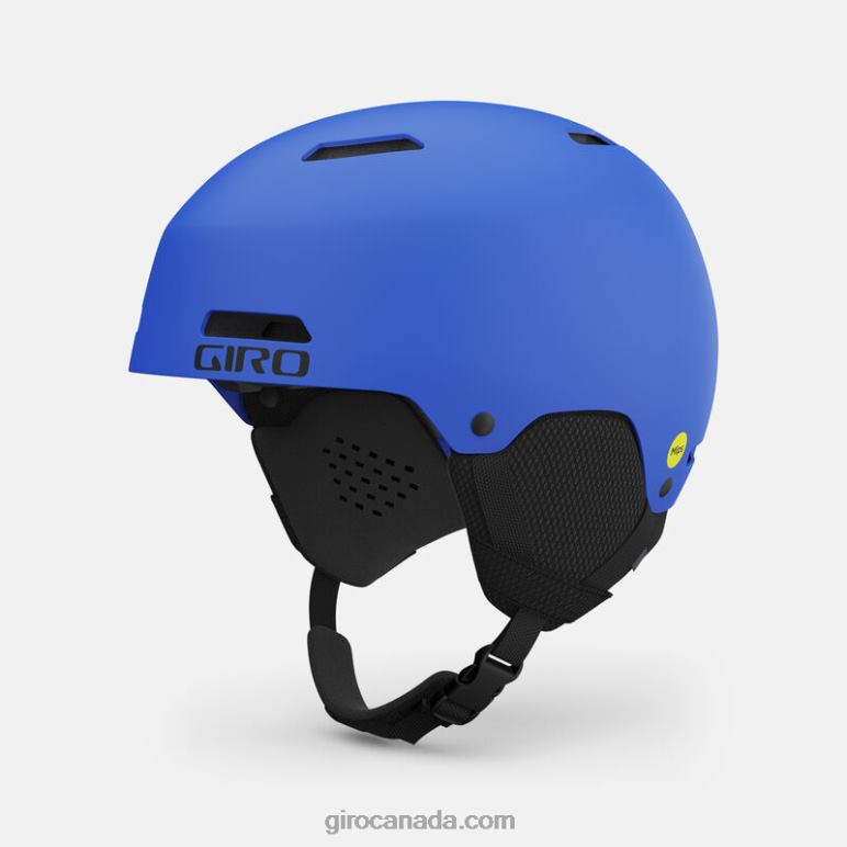 Giro Matte Trim Blue Kids Crue Mips Helmet 46F4N1417
