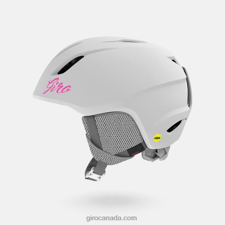 Giro Matte White Kids Launch Mips Helmet 46F4N1533