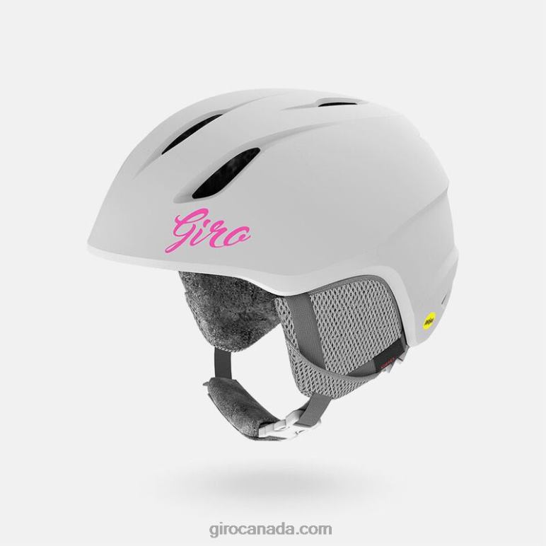 Giro Matte White Kids Launch Mips Helmet 46F4N1533