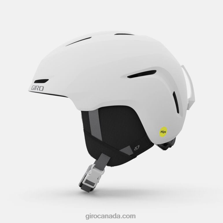 Giro Matte White Kids Spur Mips Helmet 46F4N1411