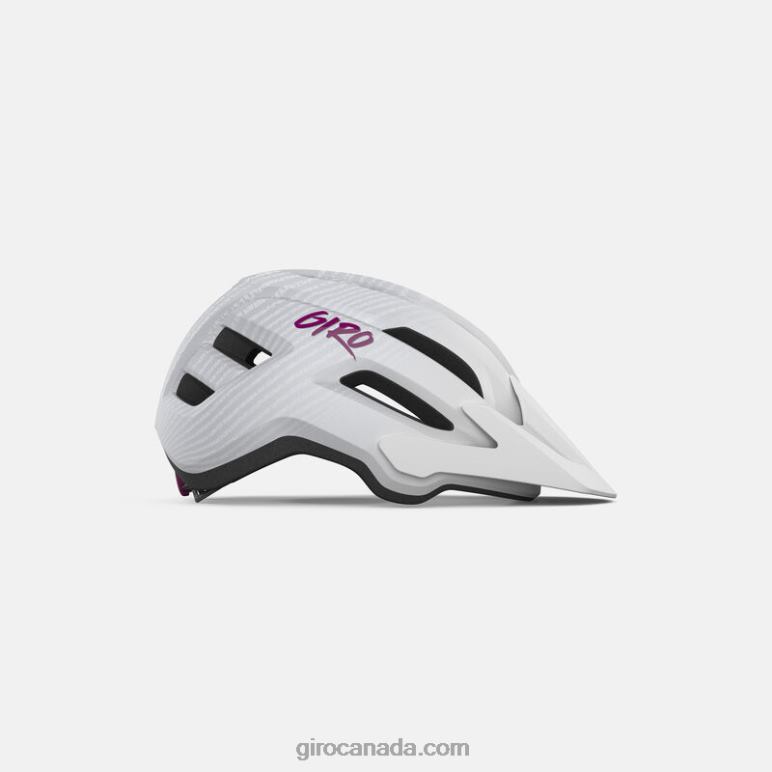 Giro Matte White/Pink Ripple Kids Fixture Mips Ii Youth Helmet 46F4N1394
