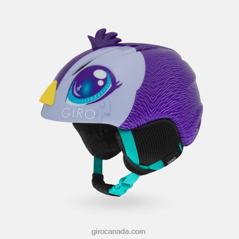 Giro Purple Penguin Kids Launch Plus Helmet 46F4N1519