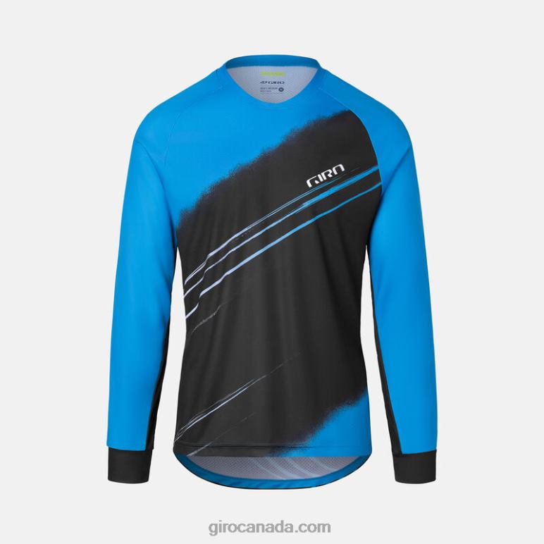 Giro Ano Blue Actuator Men Roust Ls Jersey 46F4N154