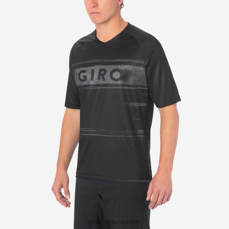 Giro Black/Charcoal Hypnotic Men Roust Jersey 46F4N674