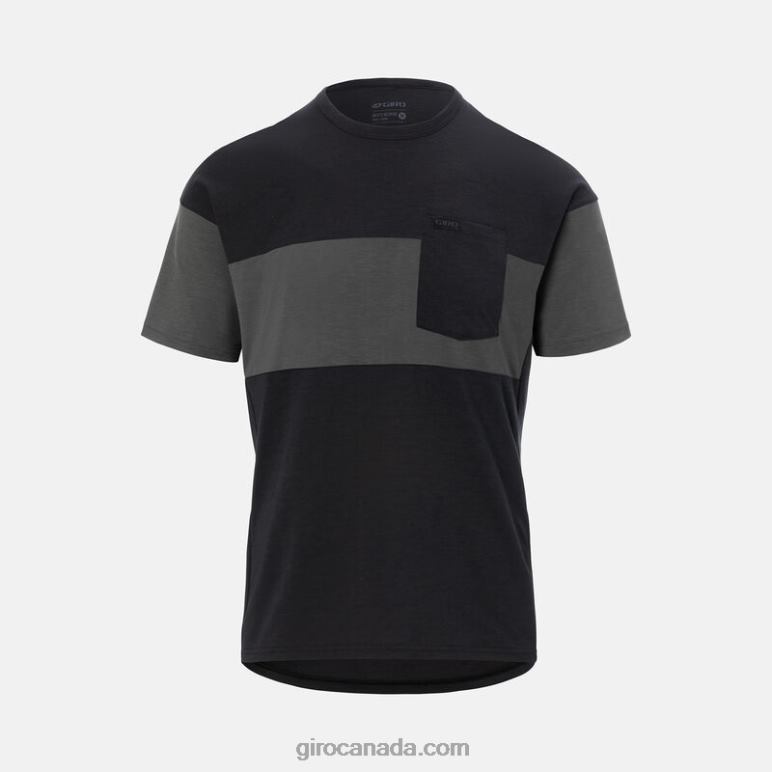 Giro Black/Charcoal Men Ride Jersey 46F4N24